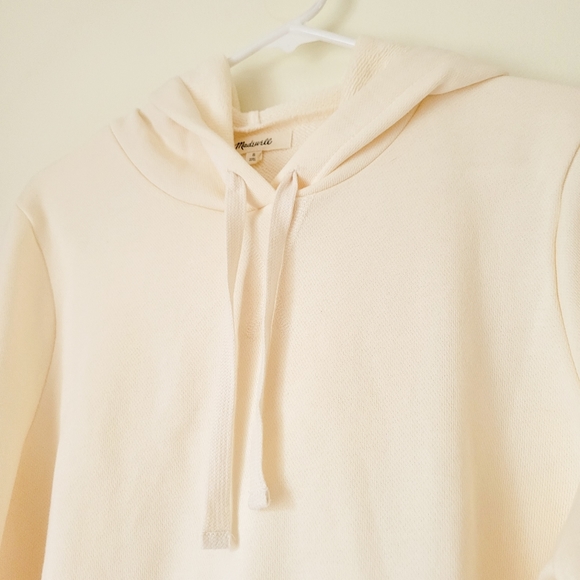Madewell Bubble-Sleeve Hoodie Crop Sweatshirt - Picture 5 of 8